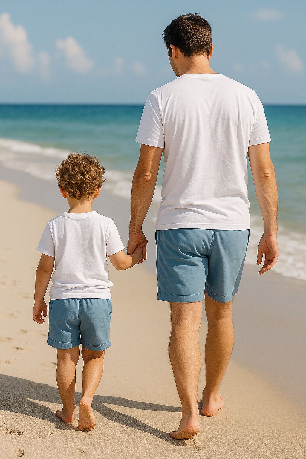 Ropa de playa a juego papá e hijo — Salvador Beachwear
