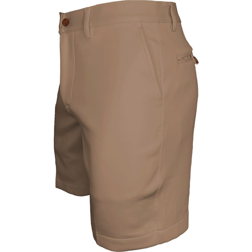 Bermuda camel para hombre detalle del bolsillo Salvador Beachwear