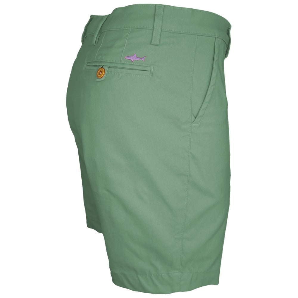 Bermuda verde oliva para hombre en rayón, poliamida y spandex vista posterior Salvador Beachwear
