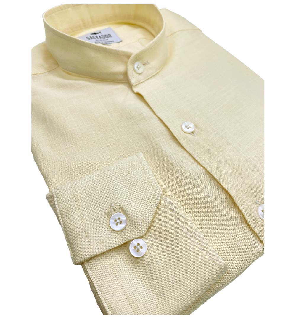 CAMISA NERU AMARILLO PASTEL