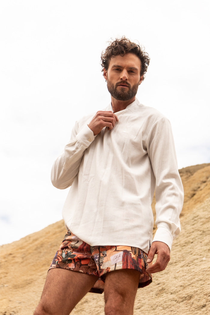 CAMISA DUNNOS FLEX BLANCA