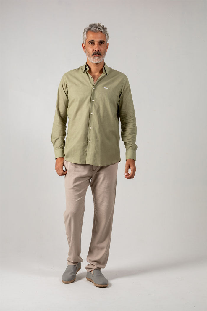 CAMISA VERDE OLIVA