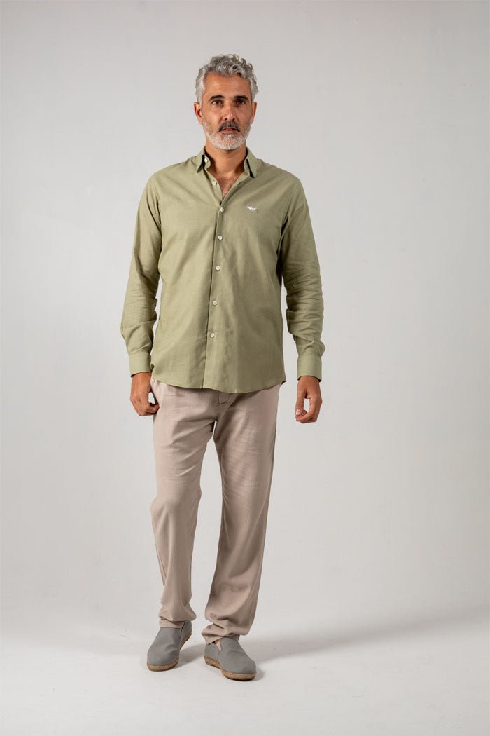 CAMISA VERDE OLIVA