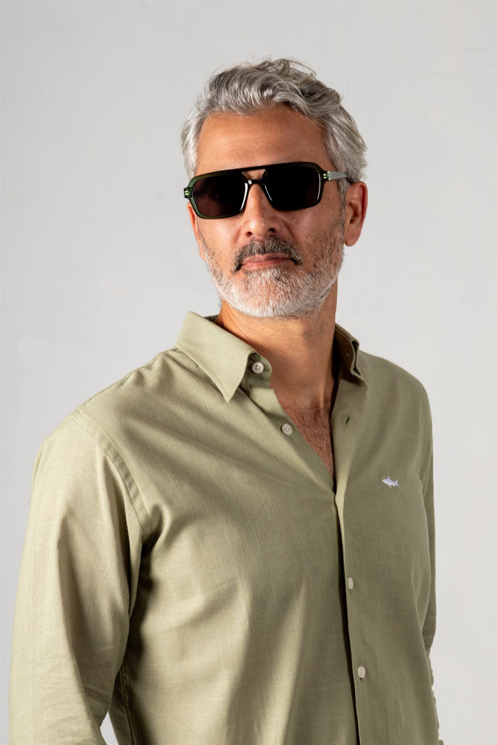 CAMISA VERDE OLIVA