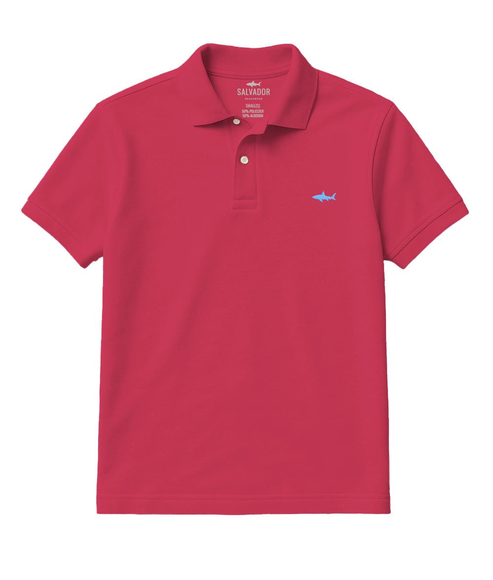 CAMISETA POLO FUCSIA