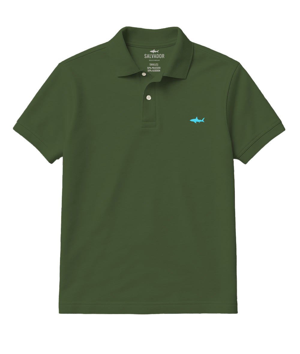 CAMISETA POLO VERDE MILITAR