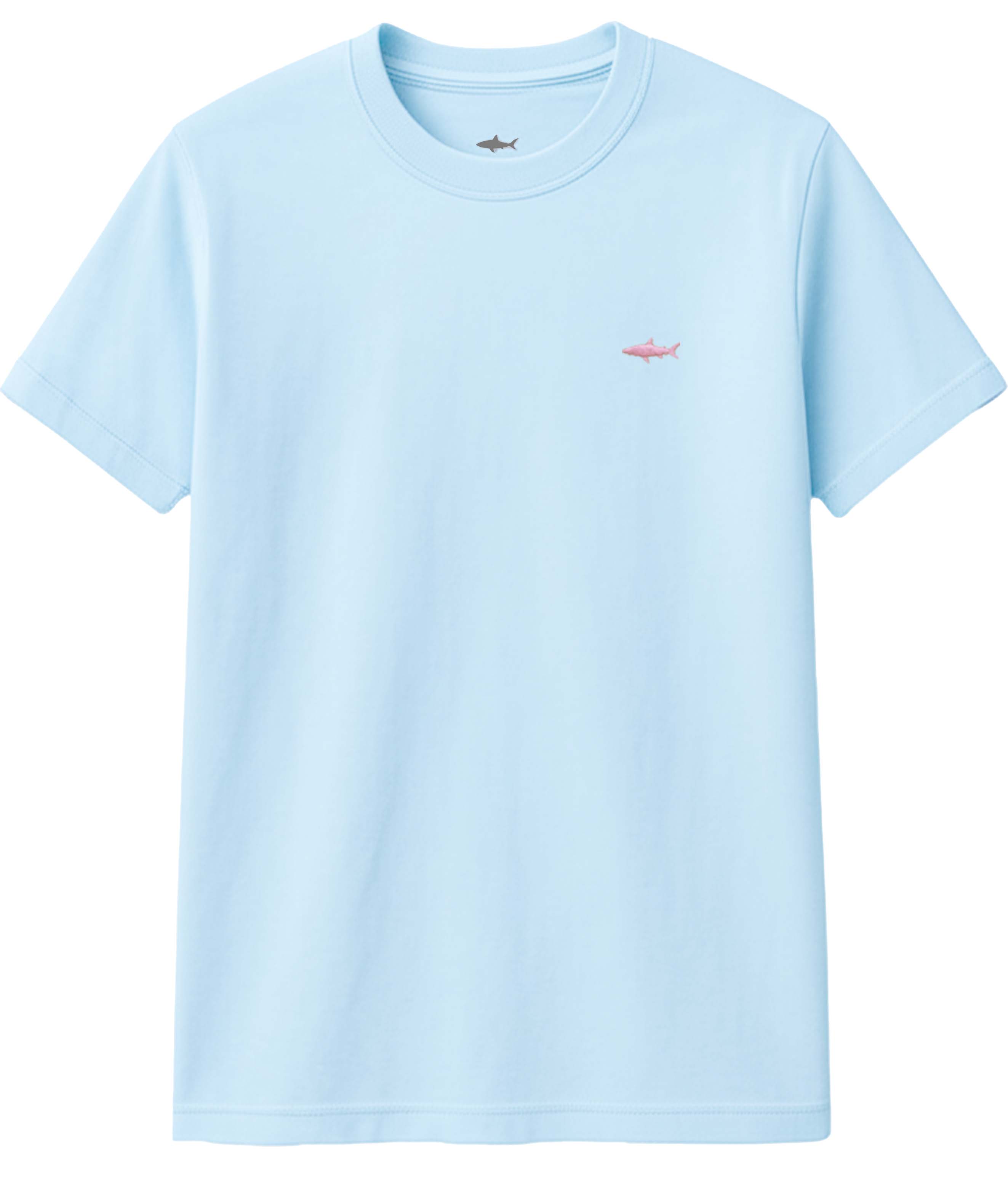 CAMISETA AZUL PASTEL