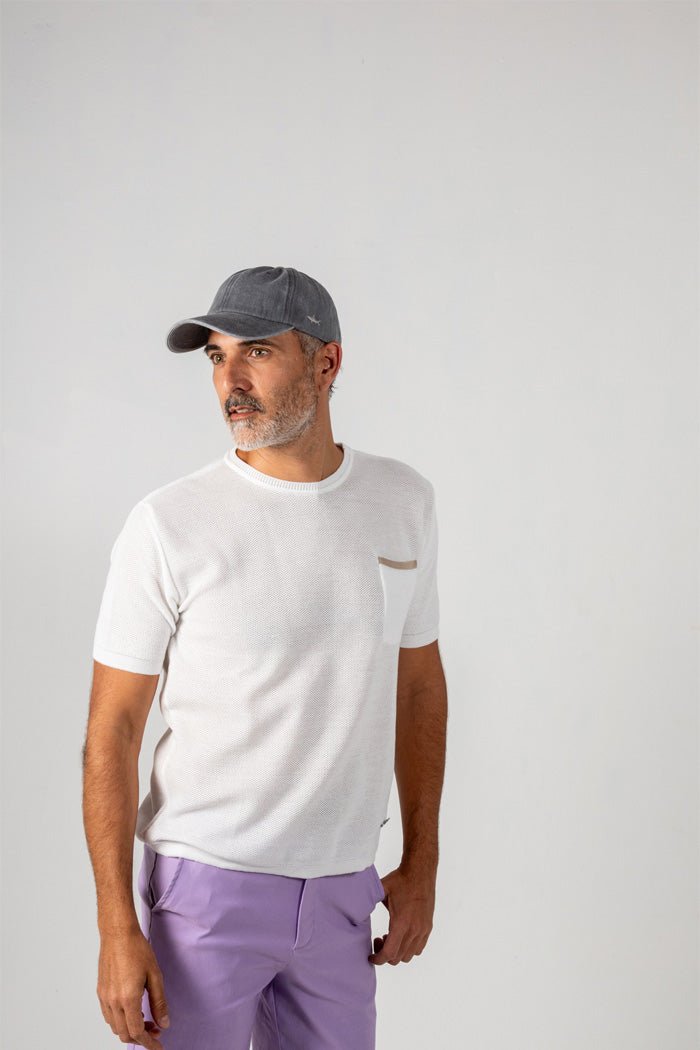 CAMISETA DE PUNTO BLANCA B ARENA