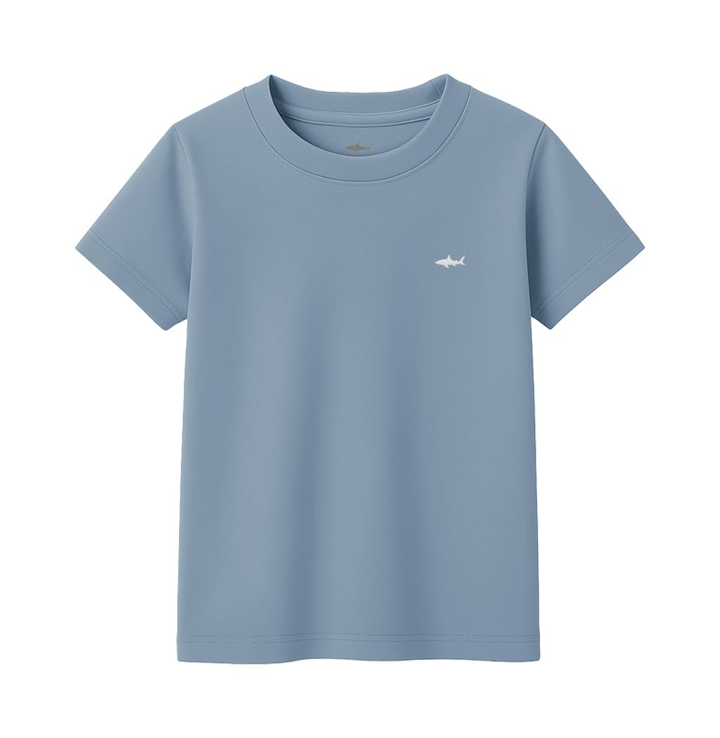 CAMISETA NIÑO AZUL GRIS