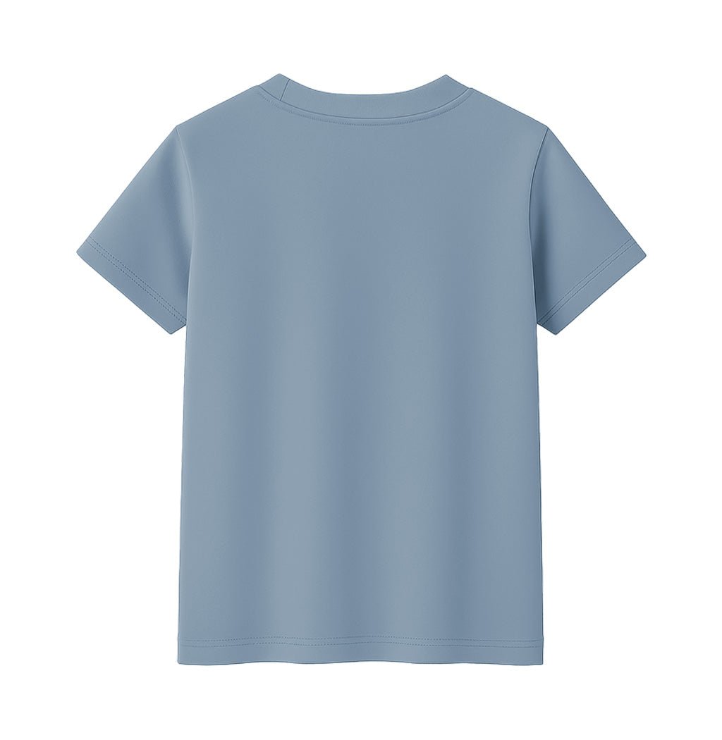 CAMISETA NIÑO AZUL GRIS