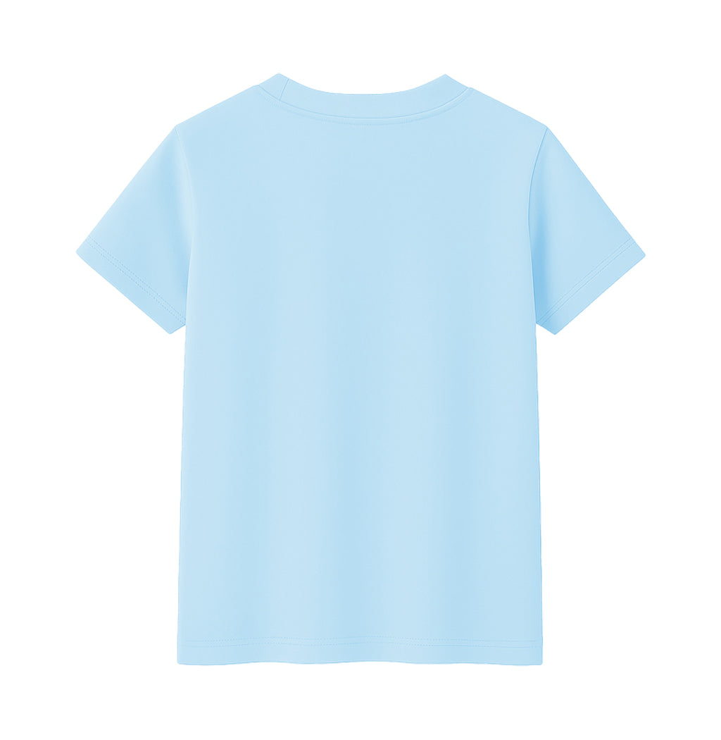 CAMISETA NIÑO AZUL PASTEL
