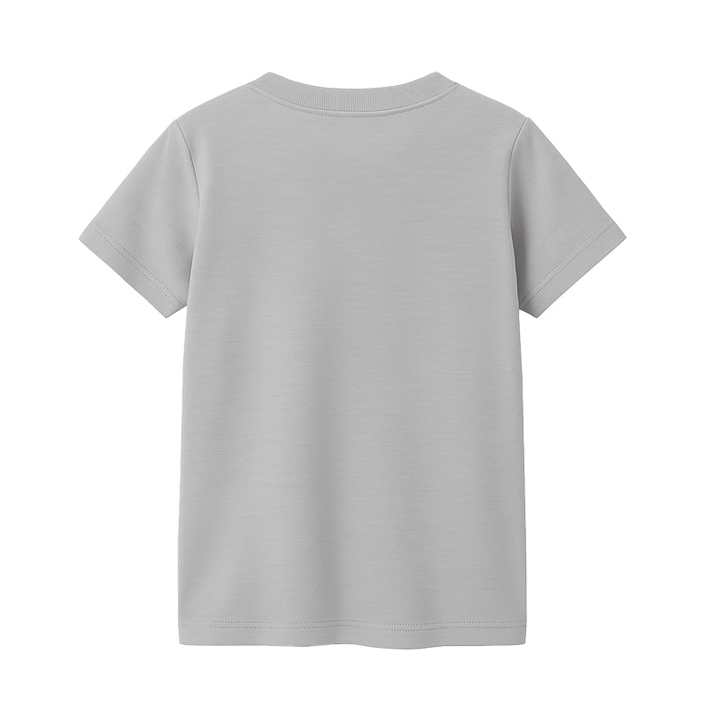 CAMISETA NIÑO GRIS