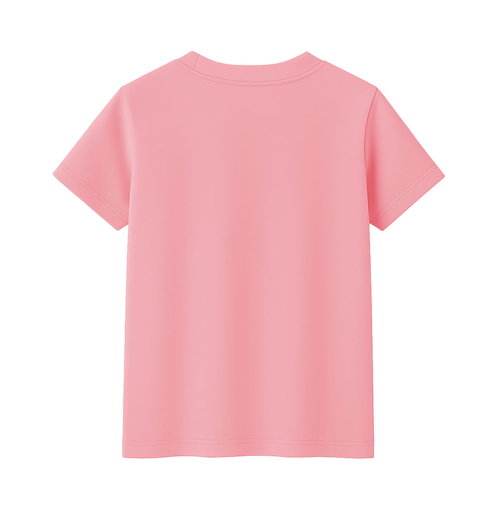 CAMISETA NIÑO ROSADO PASTEL