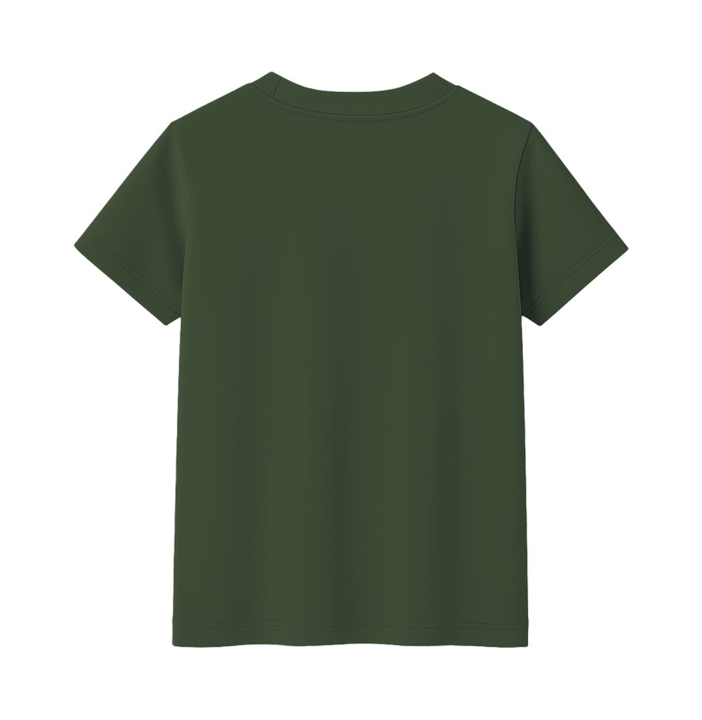 CAMISETA NIÑO VERDE MILITAR