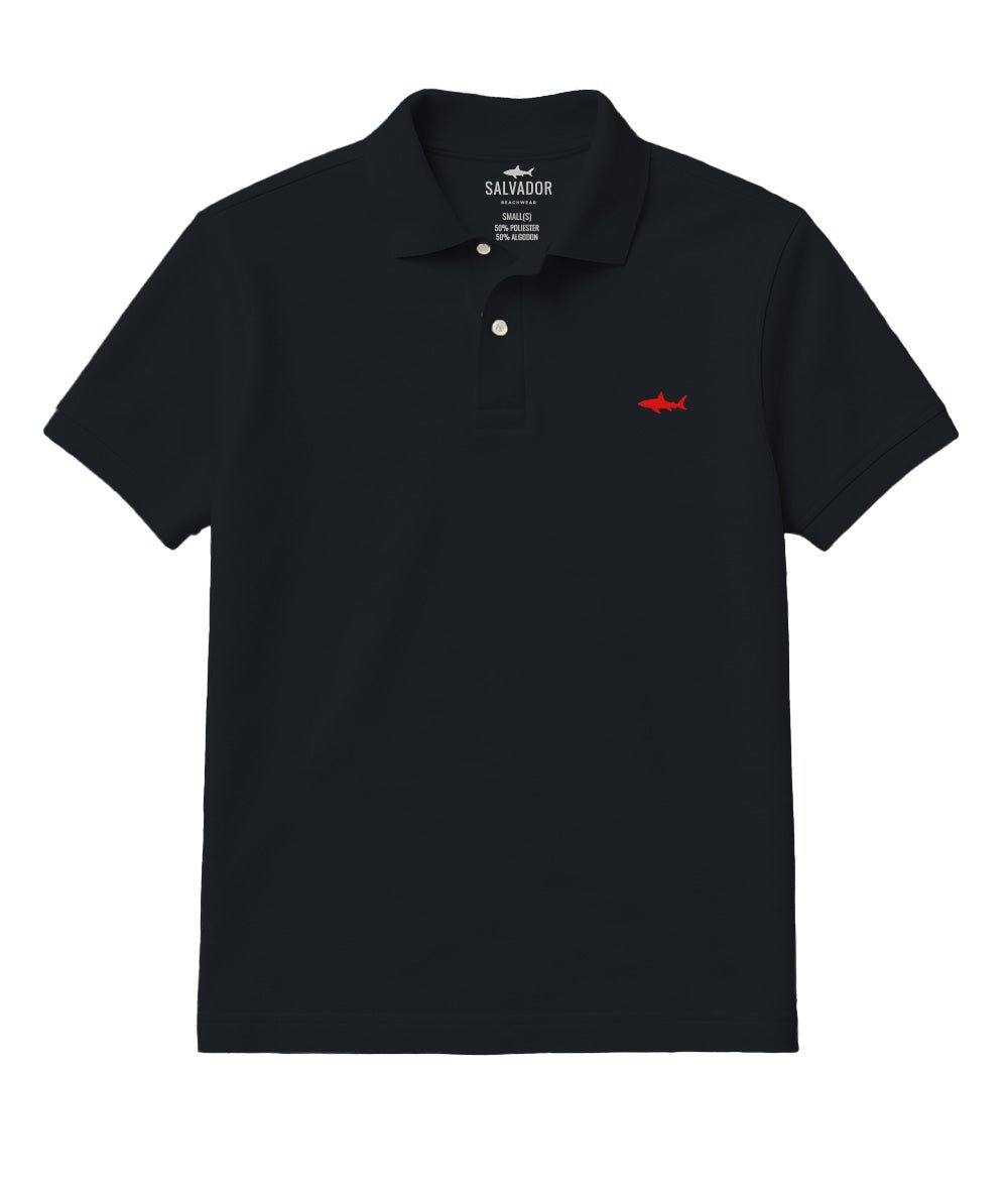 CAMISETA POLO NEGRA