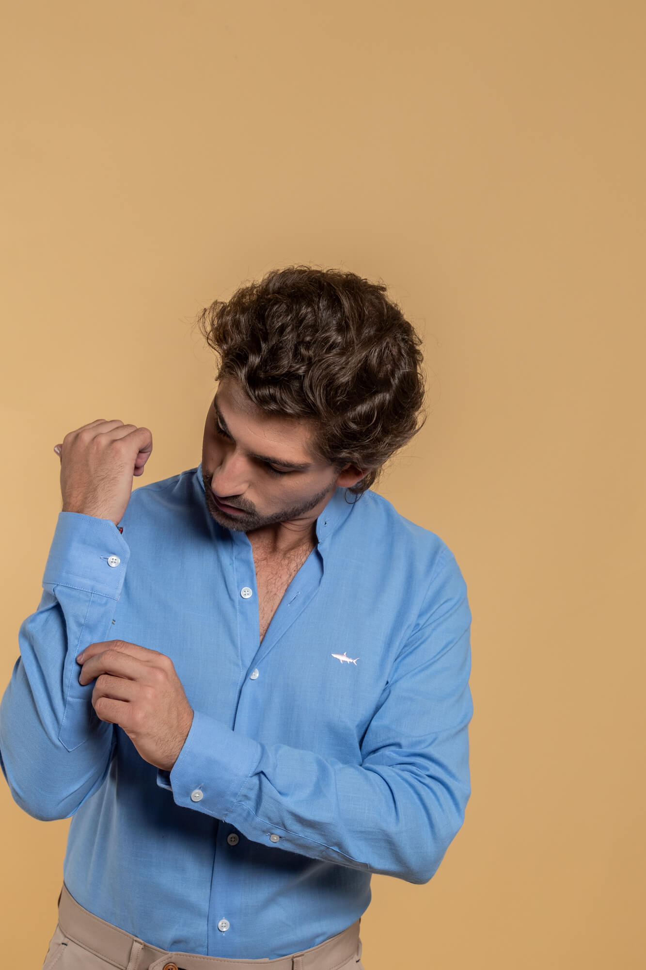 CAMISA NERU AZUL MEDIO
