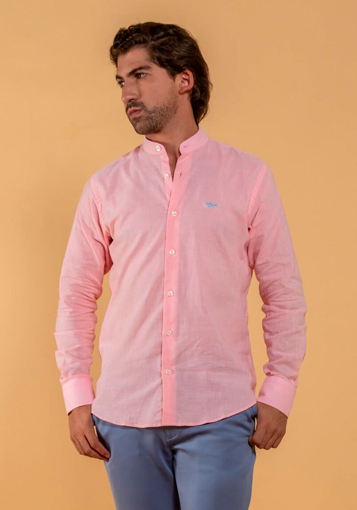 CAMISA NERU ROSADA PASTEL