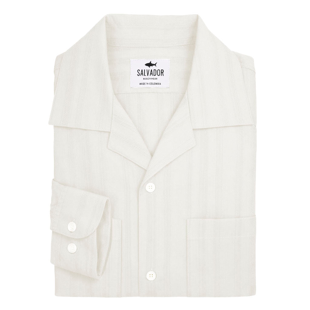 GUAYABERA BOLSILLOS BLANCA