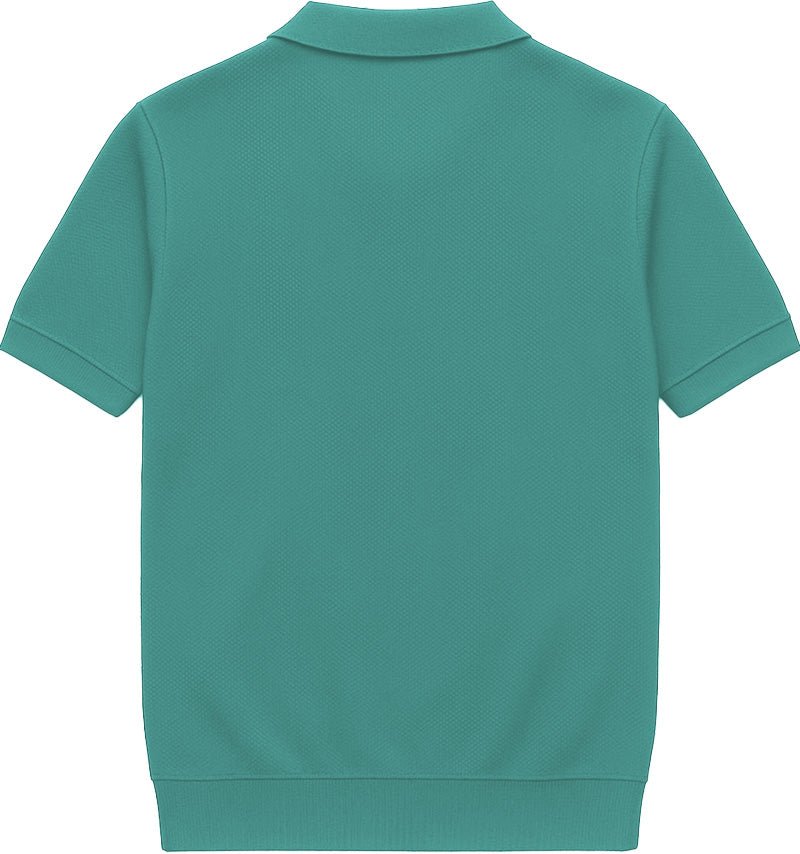 POLO DE PUNTO BOTONES MENTA