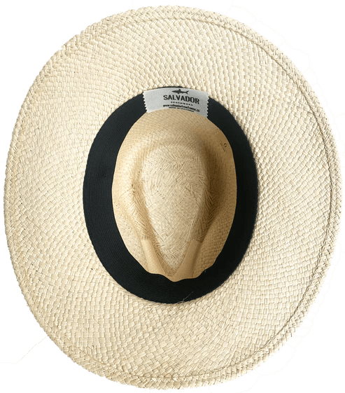 SOMBRERO CLARO CINTA ANCHA AZUL