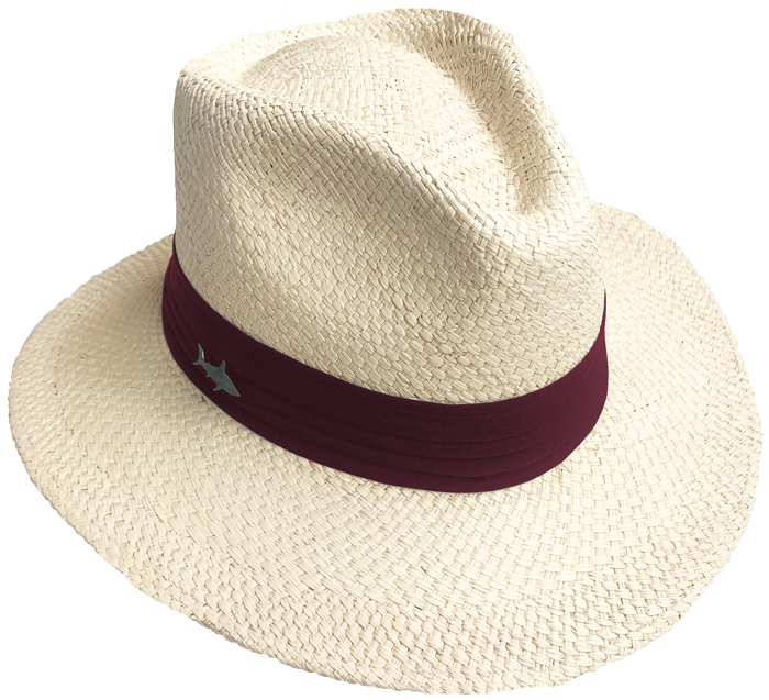 SOMBRERO CLARO CINTA DELGADA VINOTINTO