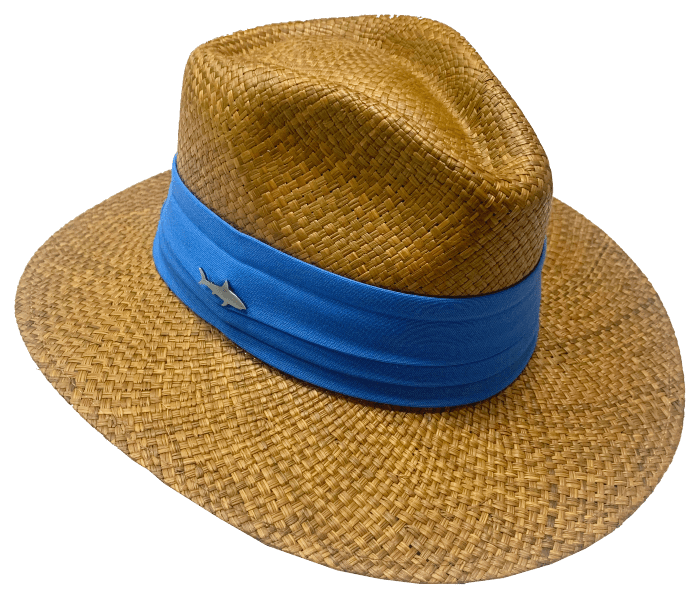 SOMBRERO OSCURO CINTA ANCHA AZUL INDIGO