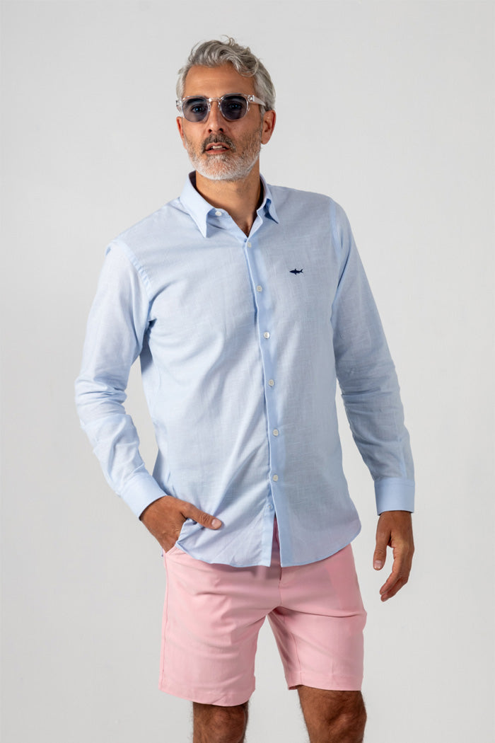 CAMISA AZUL CLARA