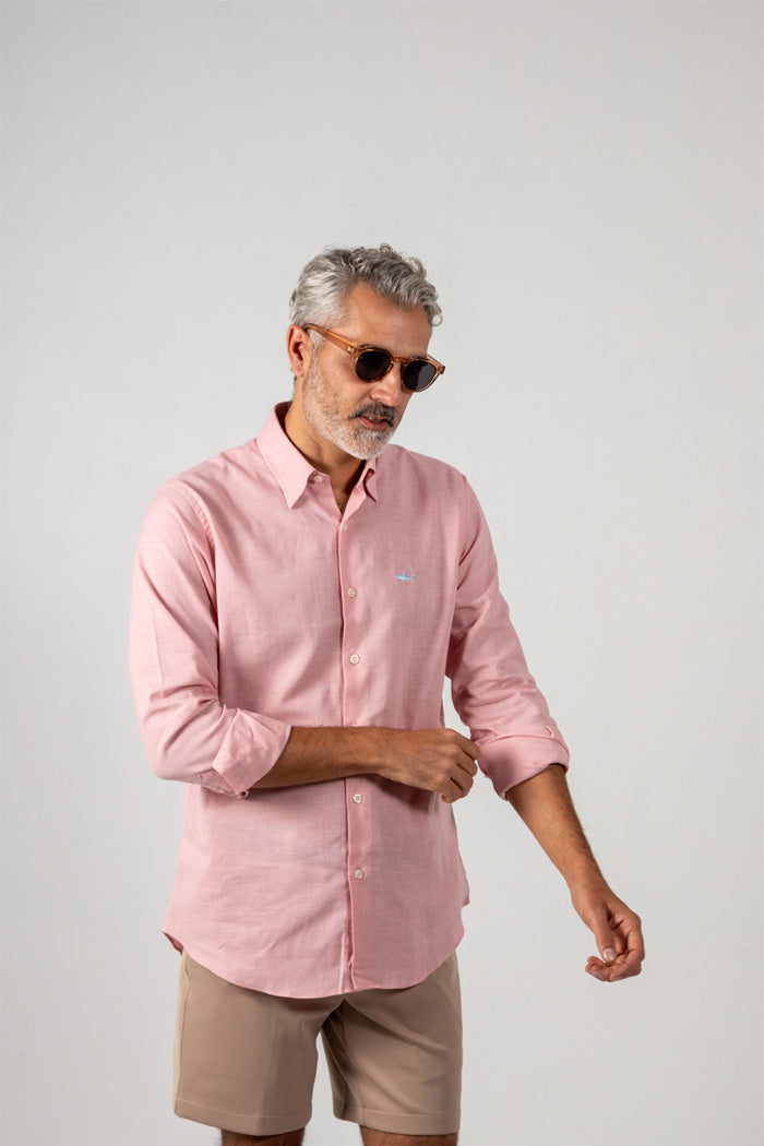 CAMISA ROSADO PASTEL