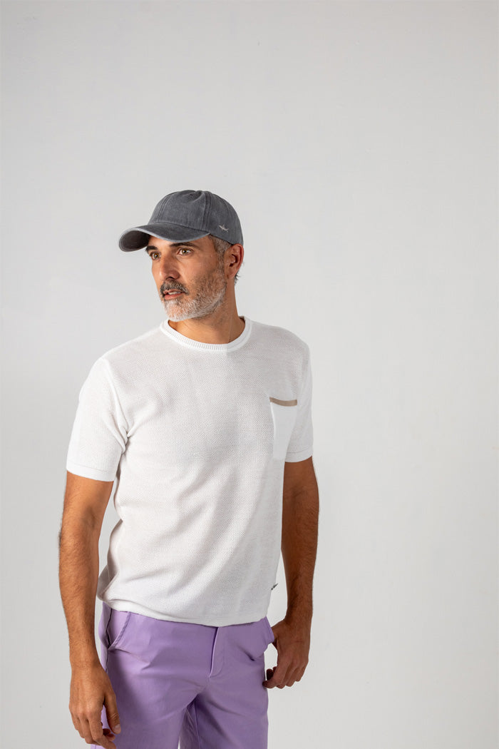 CAMISETA DE PUNTO BLANCA B ARENA