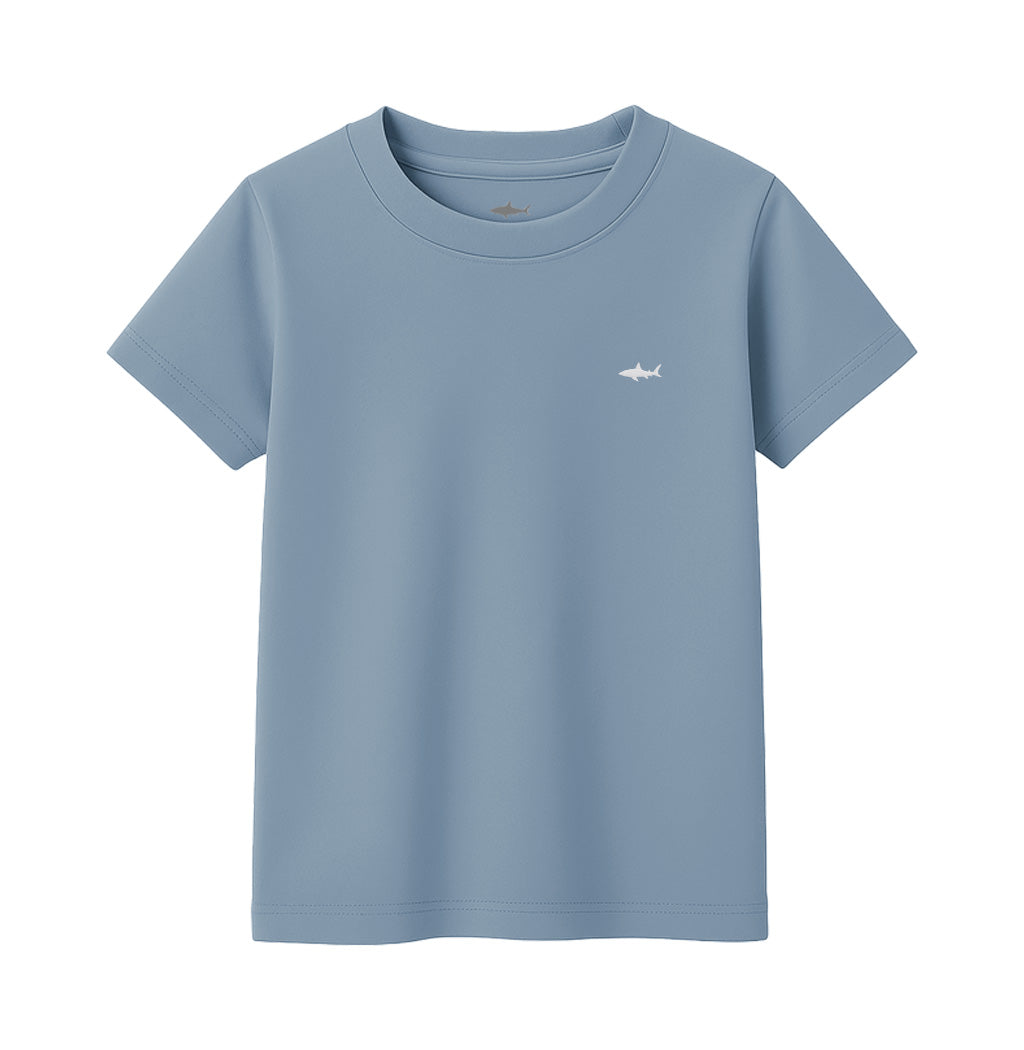 CAMISETA NIÑO AZUL GRIS
