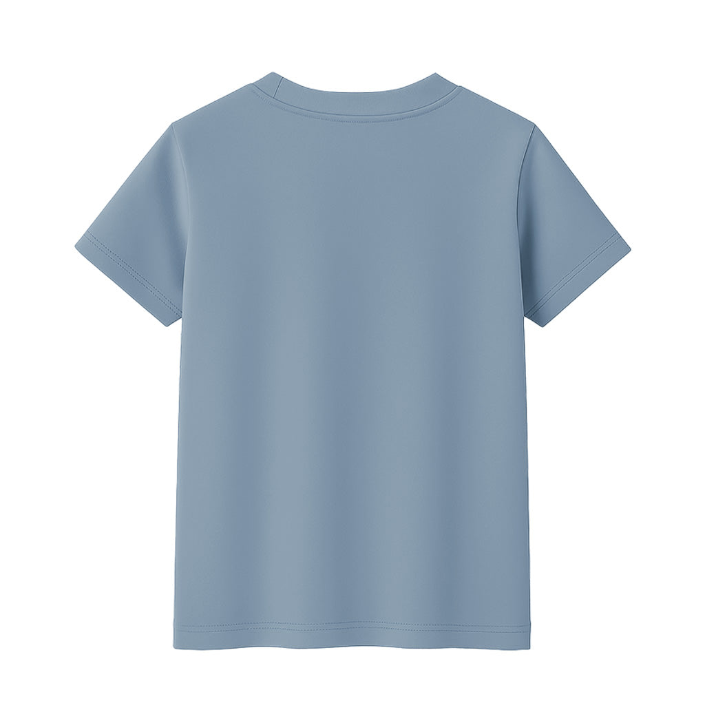 CAMISETA NIÑO AZUL GRIS
