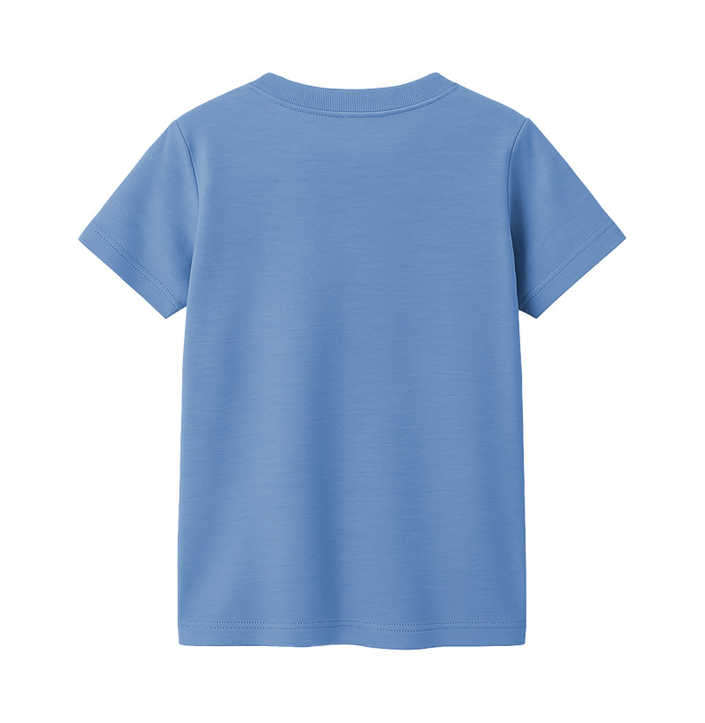 CAMISETA NIÑO AZUL MEDIO