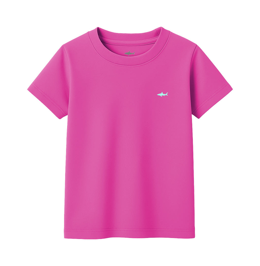 CAMISETA NIÑO FUCSIA