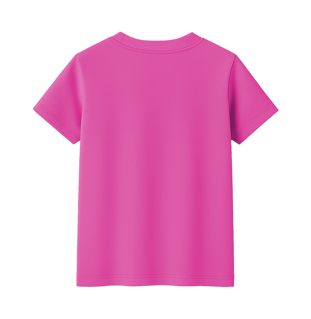 CAMISETA NIÑO FUCSIA