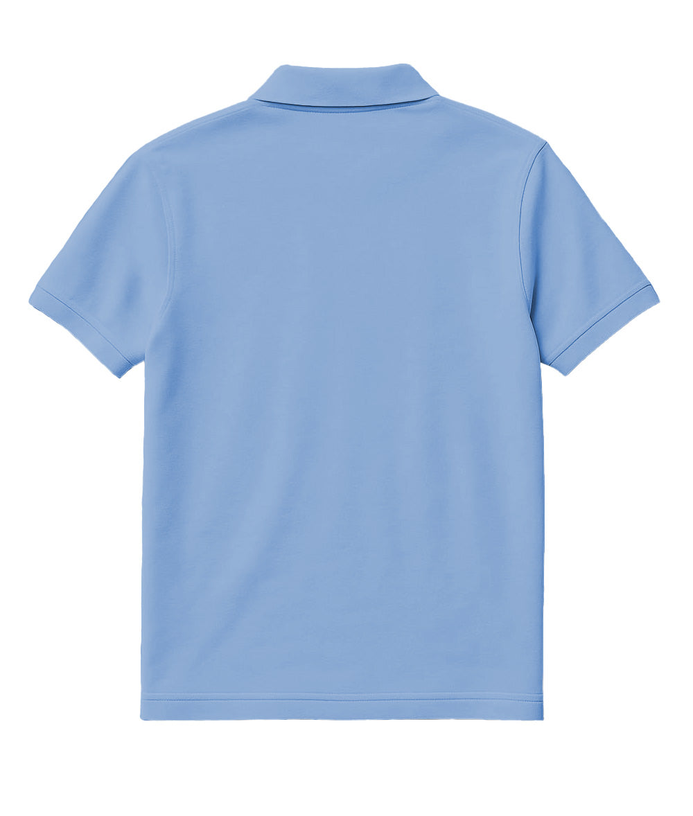 CAMISETA POLO AZUL MEDIO