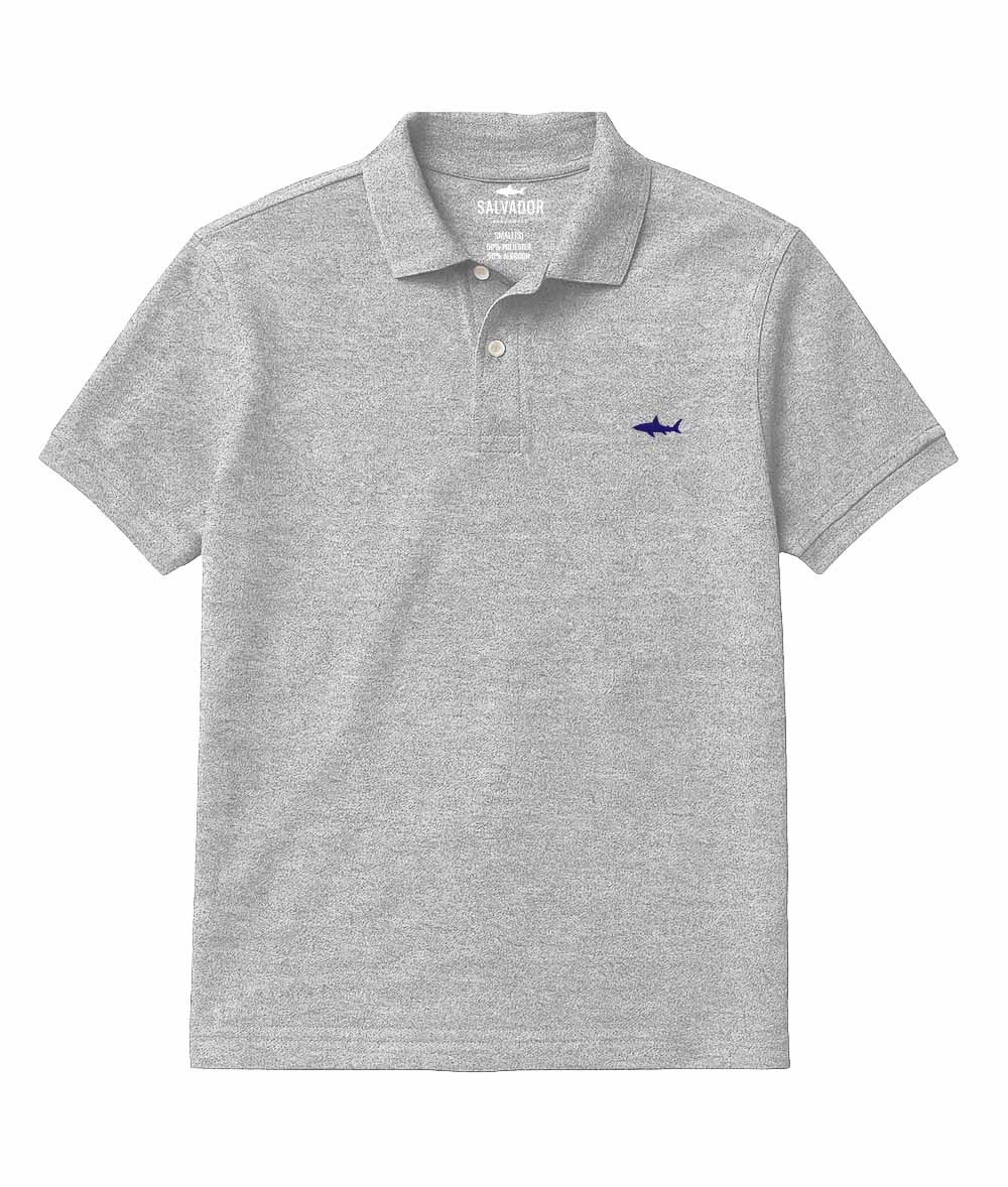CAMISETA POLO GRIS