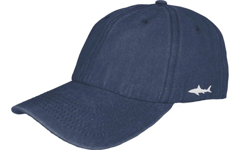Gorra azul oscura de acabado desgastado para hombre en algodón Salvador Beachwear