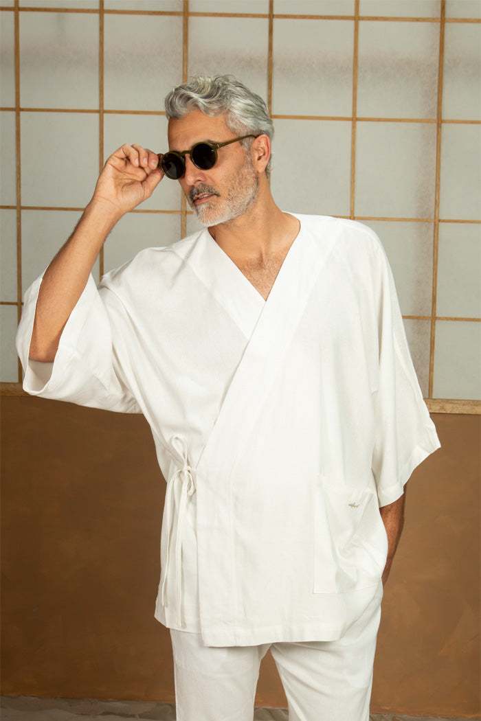 CAMISA KIMONO BLANCO