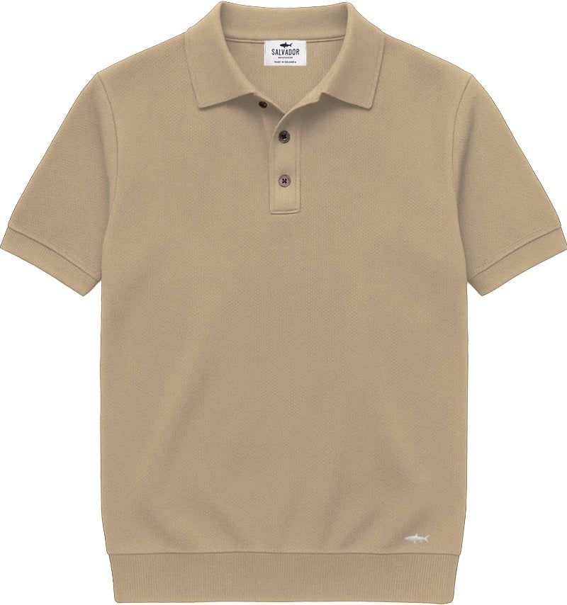 POLO DE PUNTO BOTONES ARENA