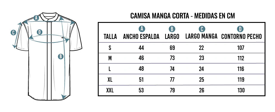 Camisas Manga Corta