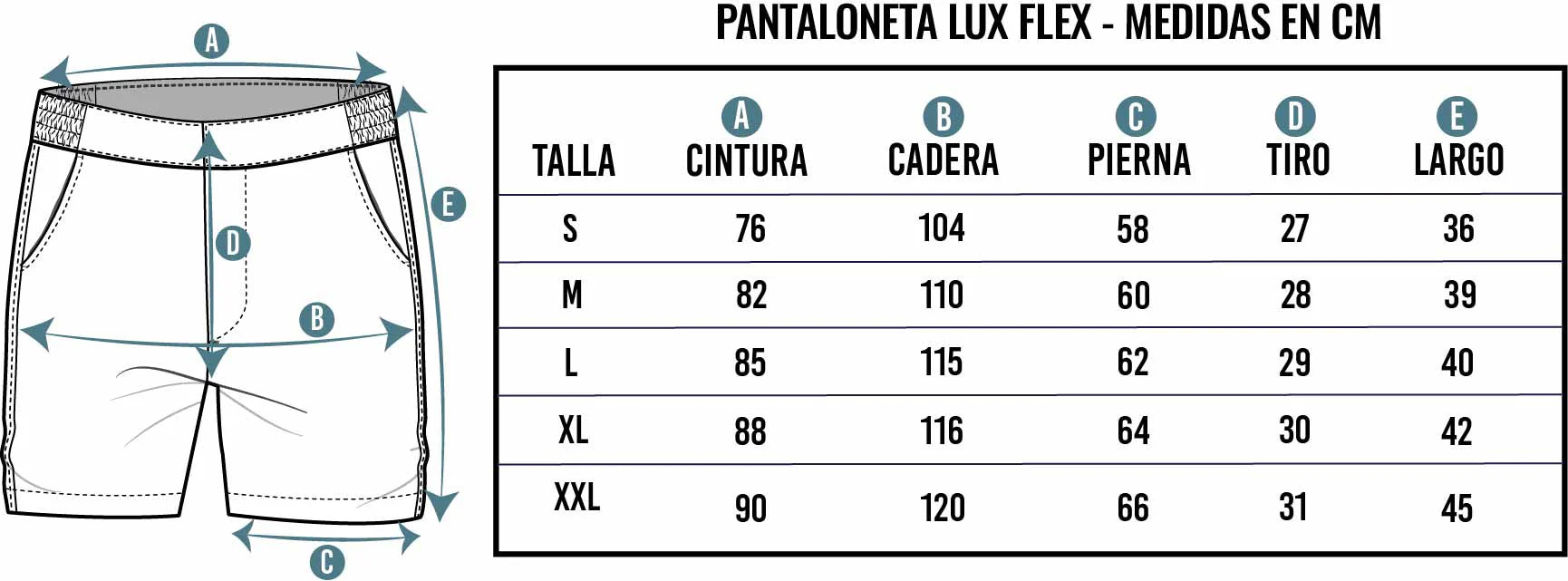 Pantalonetas Lux Flex
