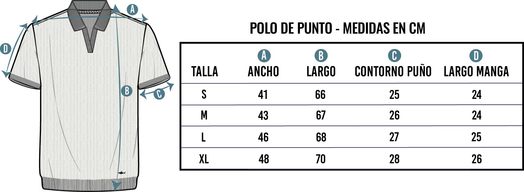 Camiseta Polo de Punto