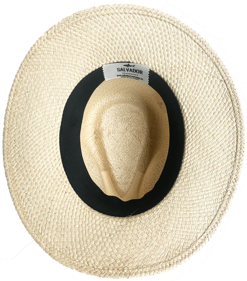 SOMBRERO CLARO CINTA ANCHA TABACO