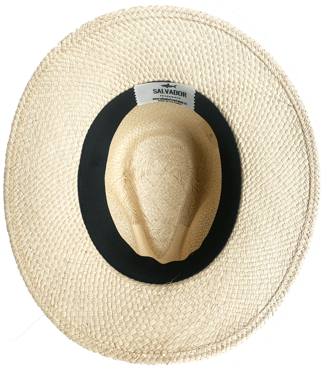 SOMBRERO CLARO CINTA ANCHA TABACO
